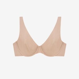 NEW Thirdlove 24/7 Classic Second Skin Unlined Taupe Bra 34H